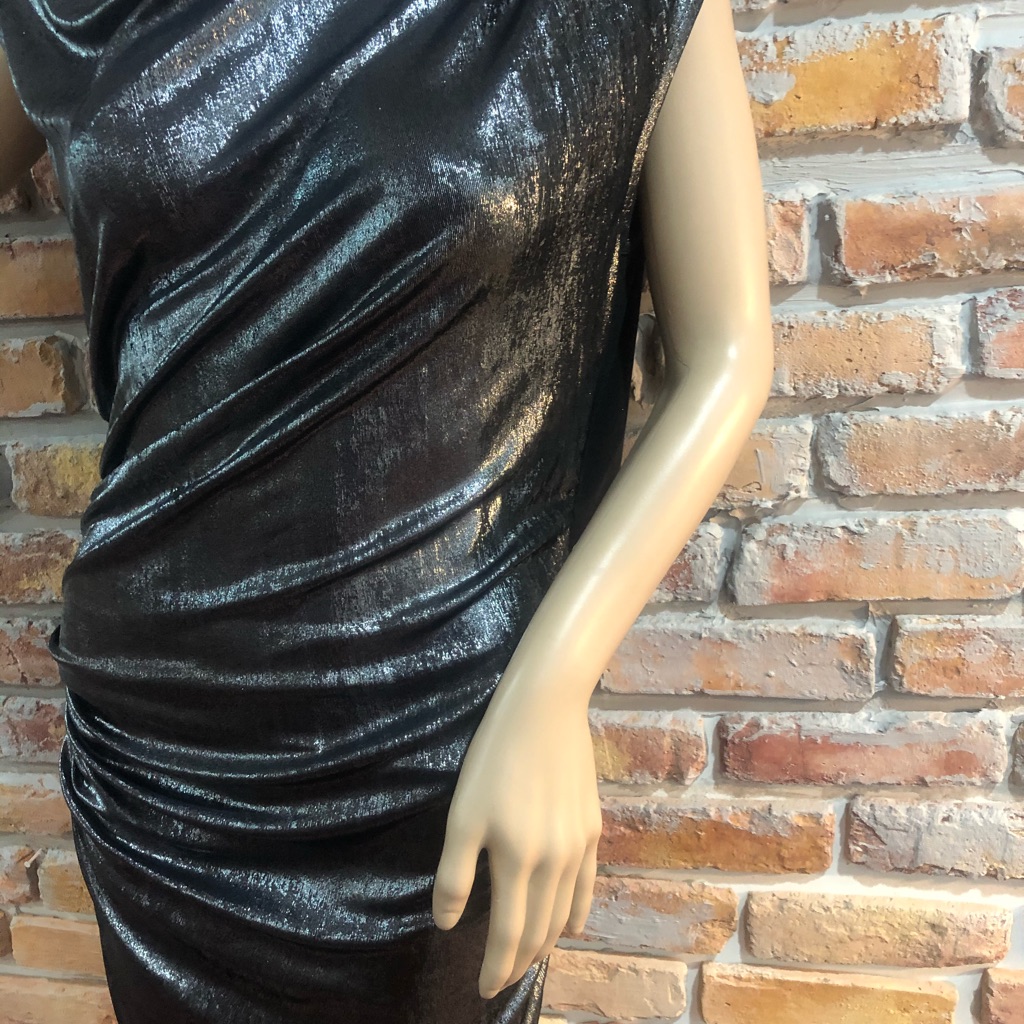 Armani Exchange Gunmetal Mini Dress